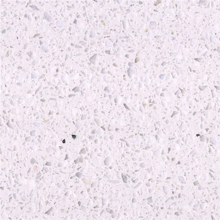 Valge terrazzo plaat